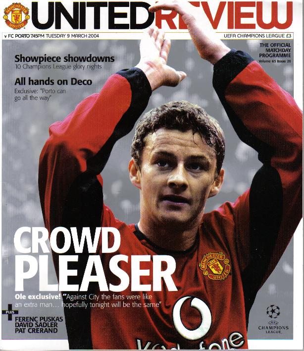 2003/04 CHAMPIONS LEAGUE - MAN UTD v FC PORTO